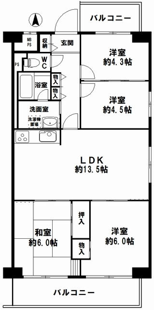 阿波座駅 徒歩2分 構造:鉄骨鉄筋コンクリート造専有面積:74.75平米 ( 22.61坪 )