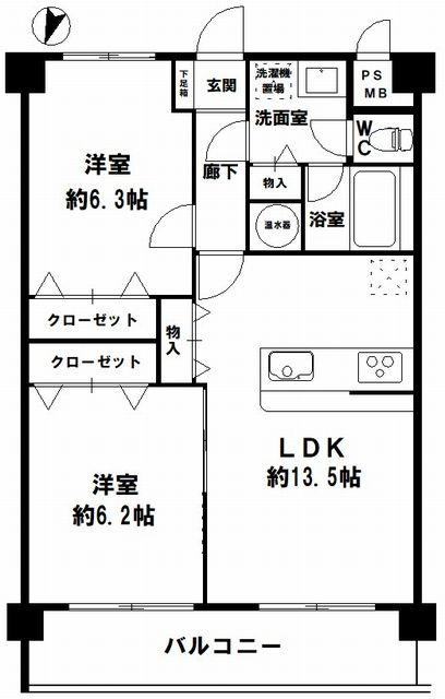 阿波座駅 徒歩1分 構造:鉄骨鉄筋コンクリート造専有面積:59.15平米 ( 17.89坪 )